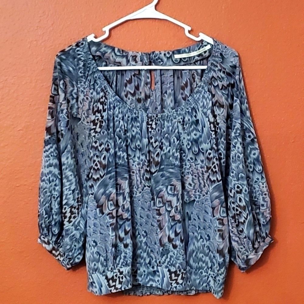 Grey Silk Twelfth Street by Cynthia Vincent Top